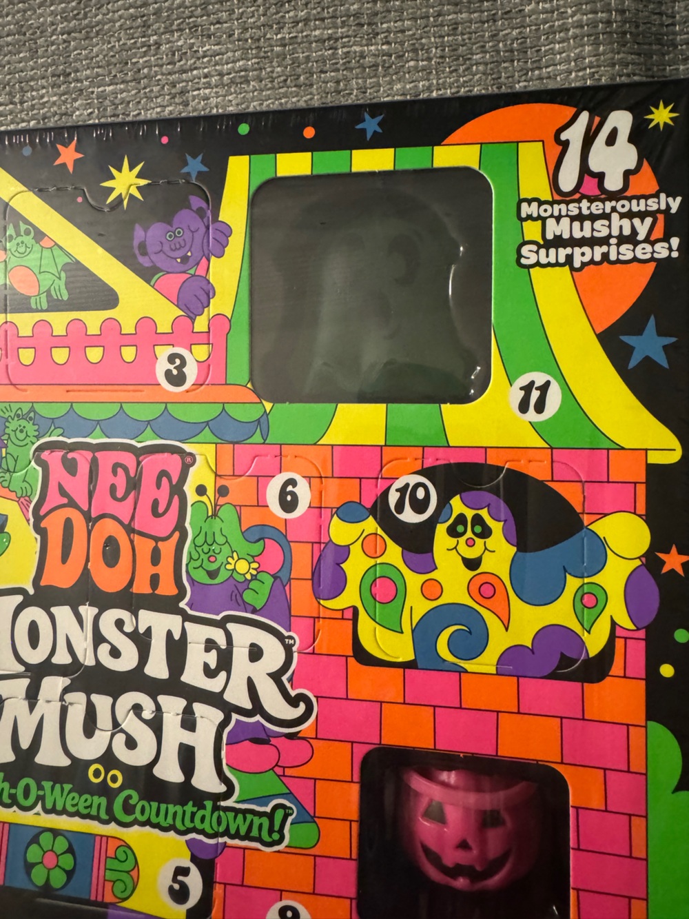 Nee Doh Monster Mush Squish-O-Ween Countdown - Multicolor Kids Squishy Toy Set - Picture 5 of 8